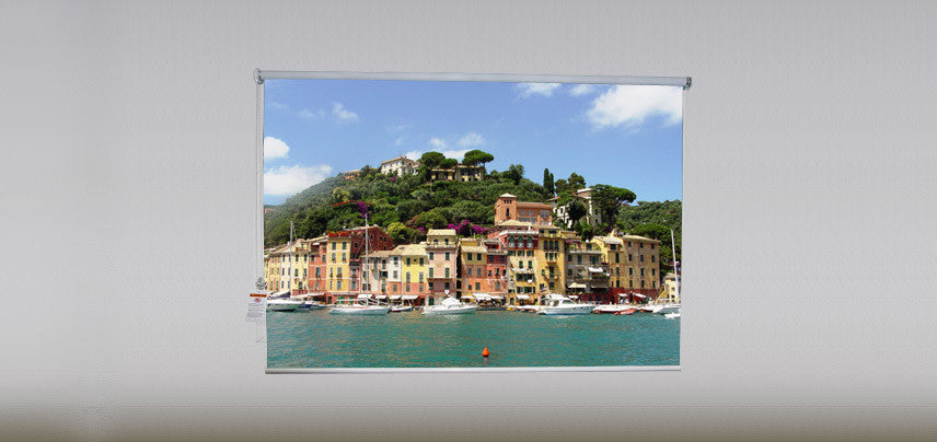 "Portofino" Artwork, 3' Shade, Fabric, Left
