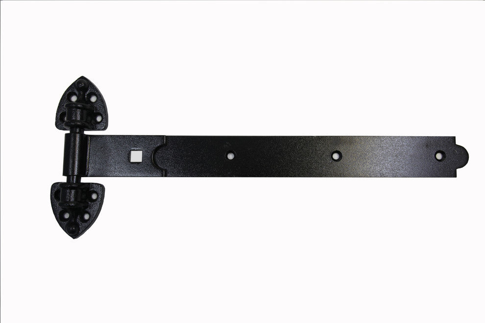 Heavy Reversible Hinges, Black, 18", Pair