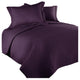 Lotus Home Diamondesque Water and Stain Resistant Quilt, Fig, King