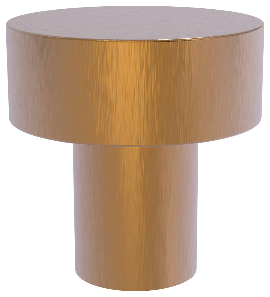 1" Cabinet Knob, Brushed Bronze