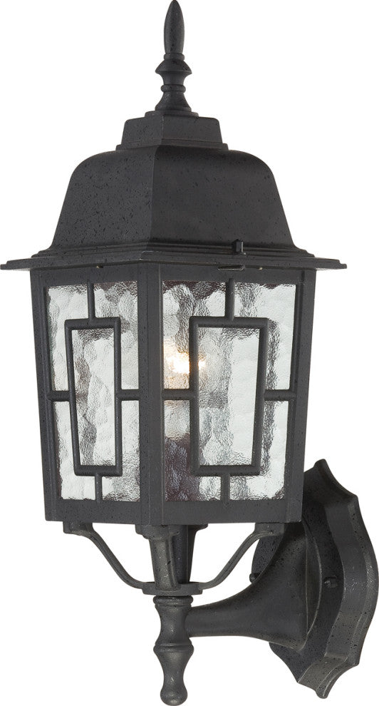 Banyan 1-Light 17" Outdoor Wall in Textured Black