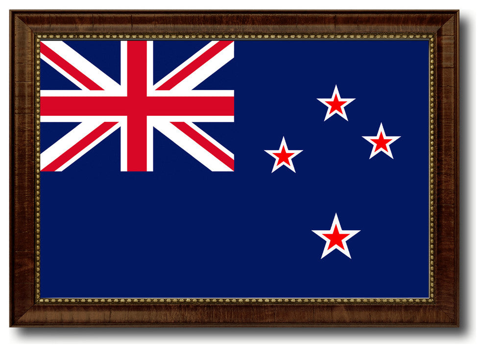 New Zealand Country Flag Canvas Print, 15"x21"