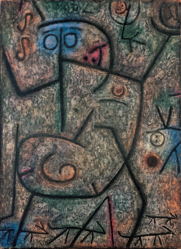 Paul Klee The Rumors - 21" x 28" Premium Canvas Print