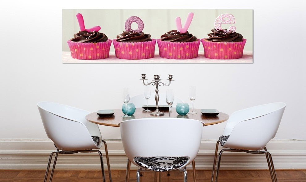 "Love Bites" Tempered Glass Wall Art