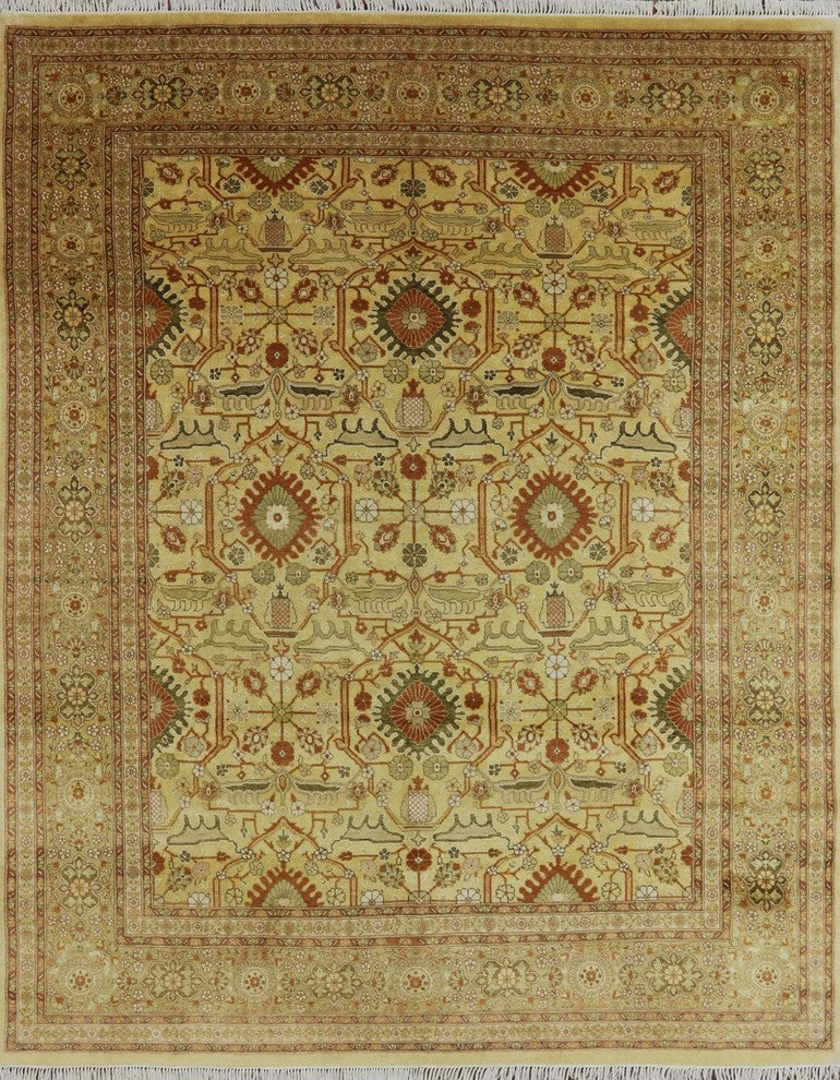 8'x10' Oriental Chobi Peshawar Hand Knotted Rug, W1975