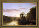 Frederic Edwin Church La Magdalena Scene on the MagdalenaCanvas Print, 18"x27"