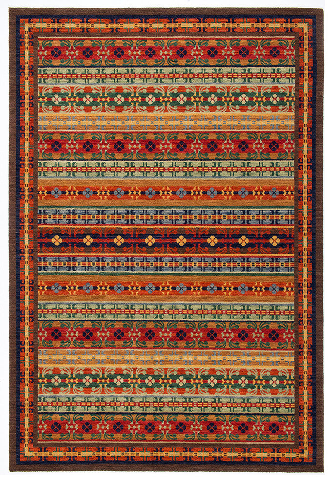 Trellis Tibetan Rug, 2.5'x12'