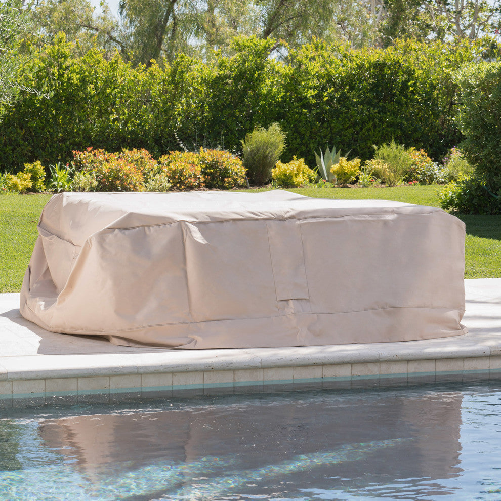 GDF Studio 4-Piece Venice Outdoor Wicker Sofa Set With Cushions