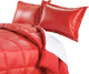 PUFF Water Resistant Nylon Sham 2-PK, Coral, King