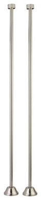 Kingston Brass Straight Bath Supply, Brushed Nickel