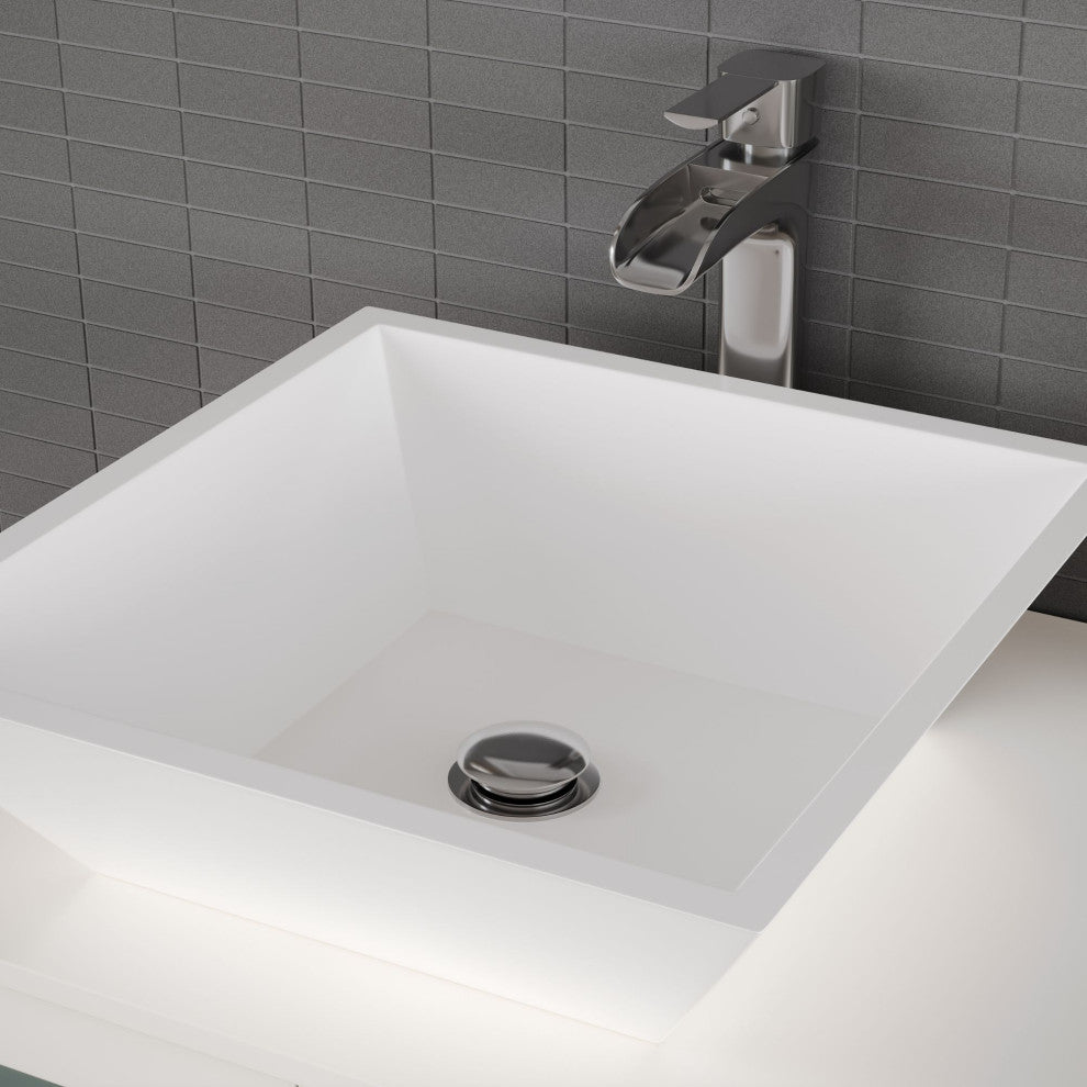 Sinclair 48" Single Bathroom Vanity with Engineered Marble Top with Mirror