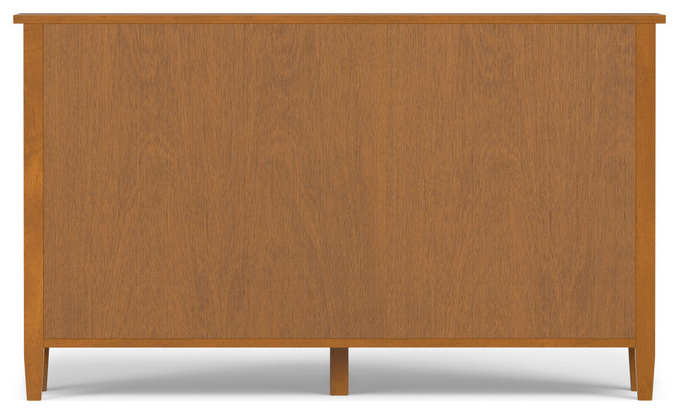 Warm Shaker Solid Wood 8 Cube Storage, Light Golden Brown