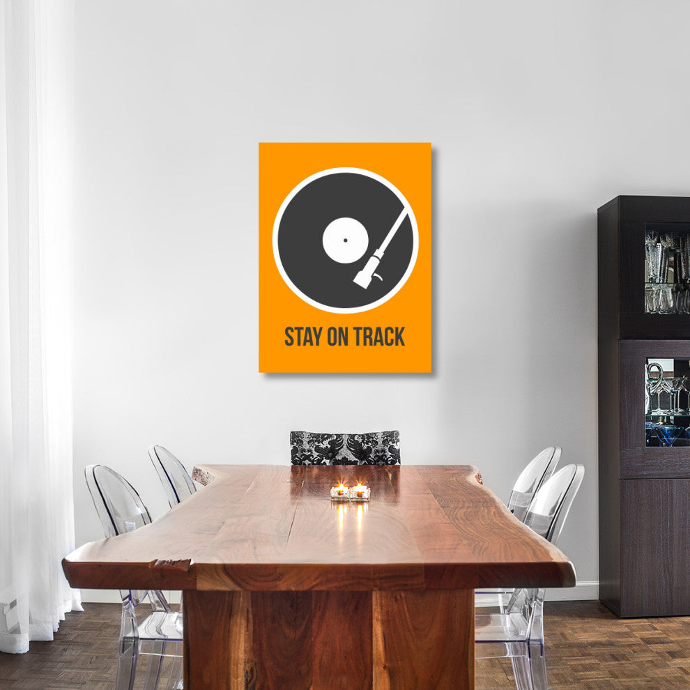 "Stay On Track Vinyl Poster 1" Fine Art Print
