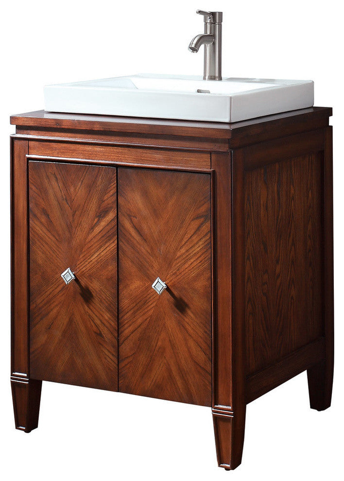 Avanity Brentwood Vanity Only, New Walnut Finish, 25"