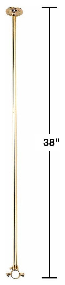 Shower Surround Solid Brass Ceiling Brace Only 38" |