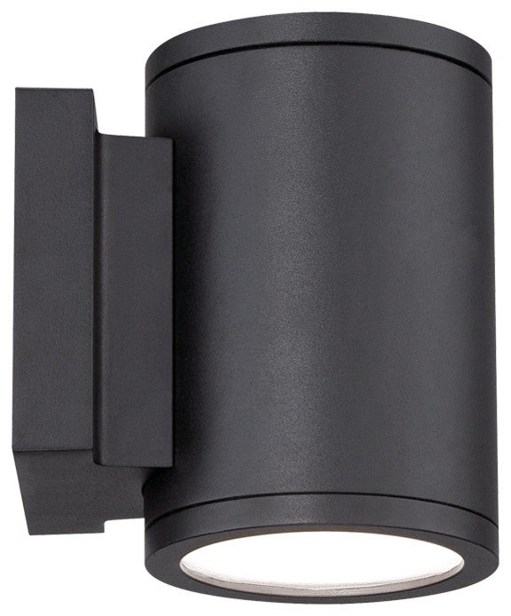WAC Lighting Tube LED Outdoor Up and Down Wall Light, Black