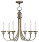 Cranford Chandelier, Antique Brass