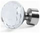 Glass Sphere Prism Extendable Metal Rod Set, 52" 144", Nickel