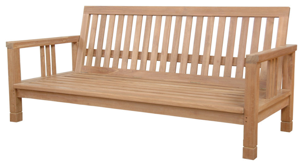 Anderson Teak DS-3013 Wooden SouthBay Deep Seating Sofa