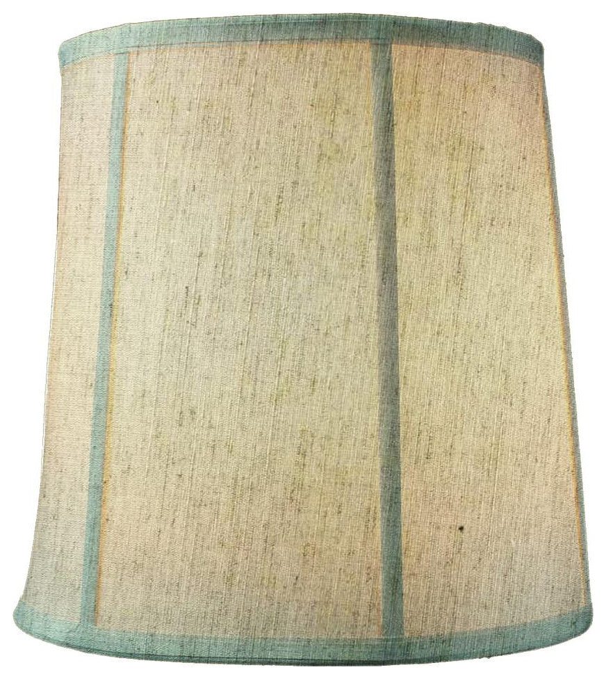 Drum Shade 1 12"x14"x15", Textured Oatmeal