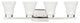 Generation Lighting Lighting 4-Light Bayfield Sconce, Chrome, A19/100w