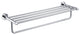 Elie Bathroom Shelf with Towel Bar, Chrome