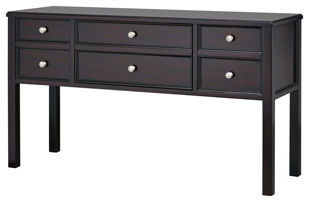 Madison Park Signature Ebony Classic 30" Console Table