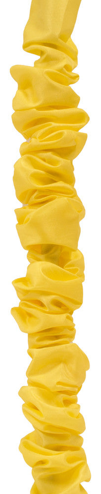 5-foot Chandelier Chain Cord Cover, Yellow Faux Silk