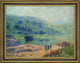 Henri Moret Creek in Brittany Framed Premium Canvas Print, 21"x28"