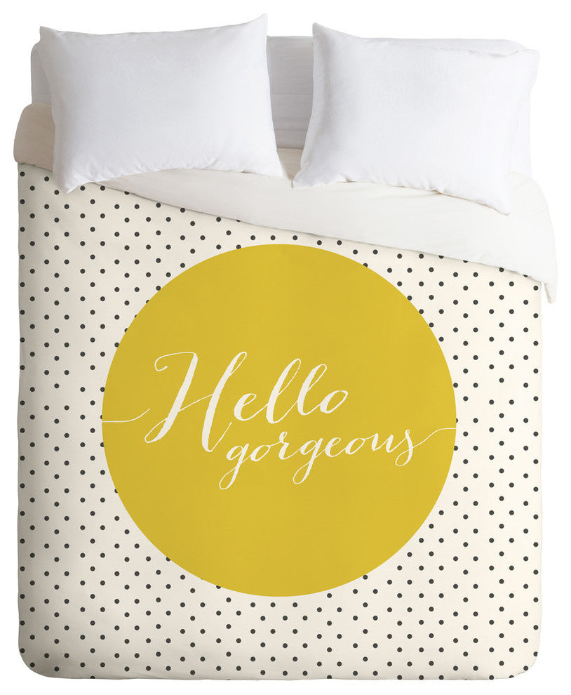 Deny Designs Allyson Johnson Hello Gorgeous Duvet Cover - Lightweight