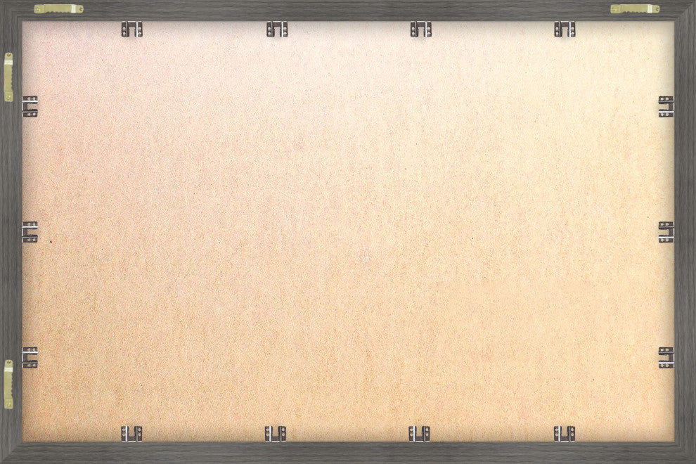 "Shaded Feathers" Framed Painting Print, 24"x16"