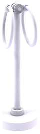 Southbeach Vanity Top 2 Towel Ring Guest Towel Holder, Matte White