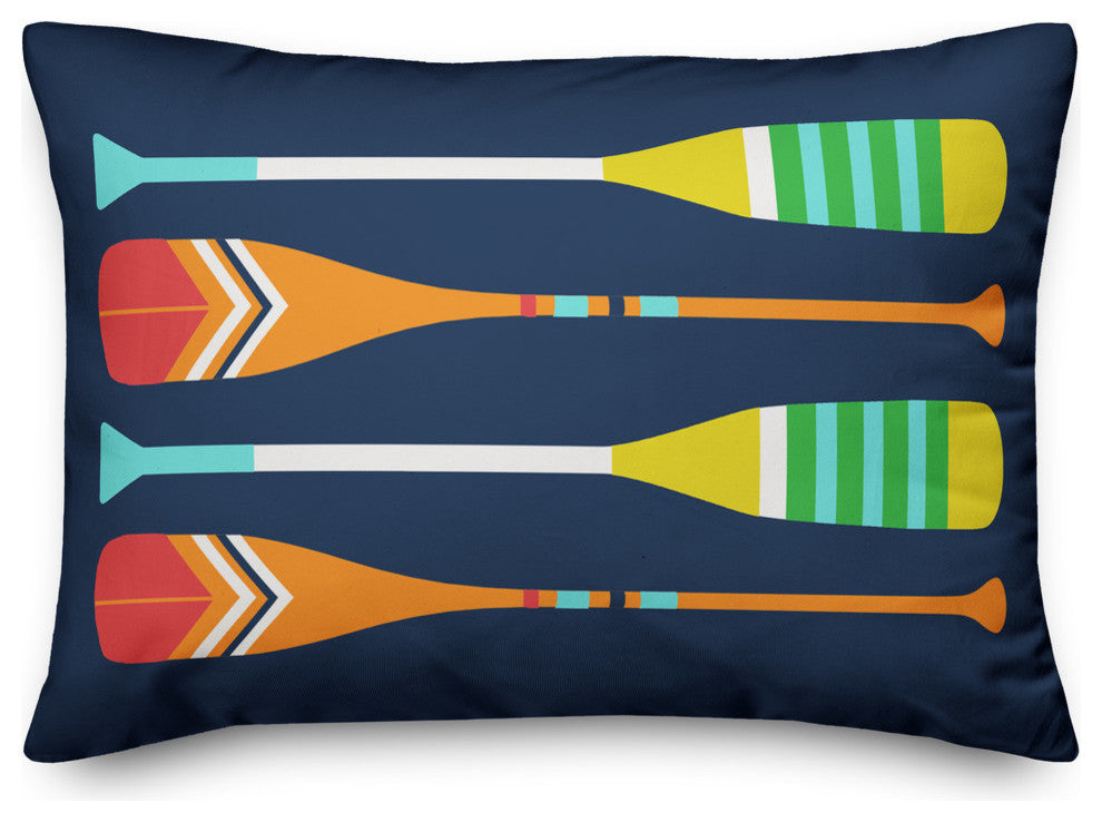 Nautical Oars 14x20 Throw Pillow