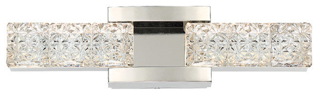 Modern Forms Sofia 19" LED Bath Vanity and Wall Light, Polished Nickel