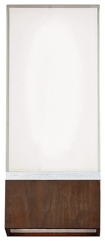 Vigo 14" LED Wall Sconce 3000K, Dark Walnut