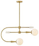 Lark Maude Medium Single Tier, Lacquered Brass