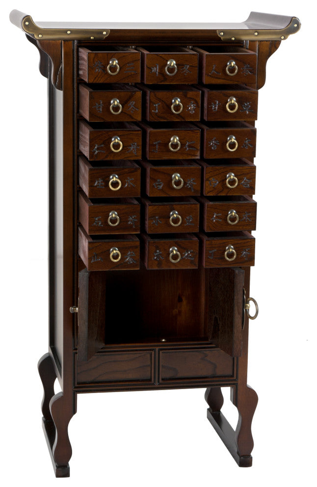 Korean Style 18 Drawer Herbal Medicine Chest