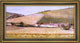 Theodore Robinson Farm Among Hills Framed Premium Canvas Print, 15"x30"