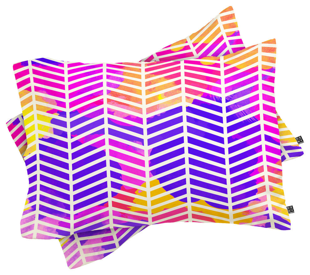Deny Designs Rebecca Allen Purple Bliss Pillowcase