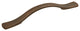 Belwith Hickory 4 " Euro-Contemporary Refined Bronze Cabinet Pull P2164-RB