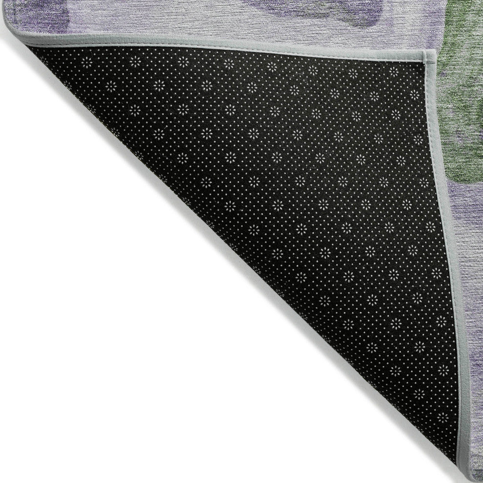 Machine Washable Indoor/Outdoor Chantille ACN1863 Violet 5' x 7'6" Rug