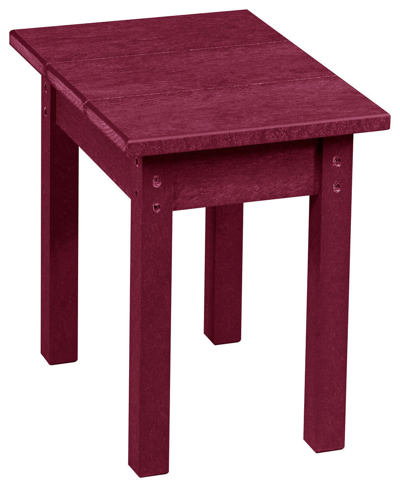 Captiva Casual Small Rectangular Table, Red Rock