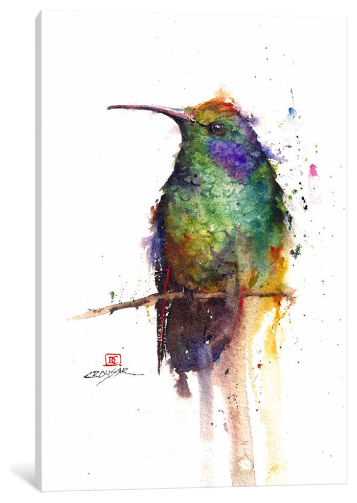 "Green Bird" by Dean Crouser, 18x12x1.5"