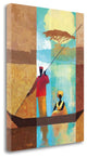 "On The River I" By Keith Mallett, Giclee Print on Gallery Wrap Canvas