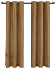 Single Soho Grommet Thermal insulated Blackout Panel, Mushroom, 42"x63"