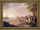 James Peale The Generals at Yorktown Framed Premium Canvas Print, 16"x24"