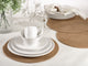 Natural Design Placemat (Set of 4), 15" x 15", Natural, Round