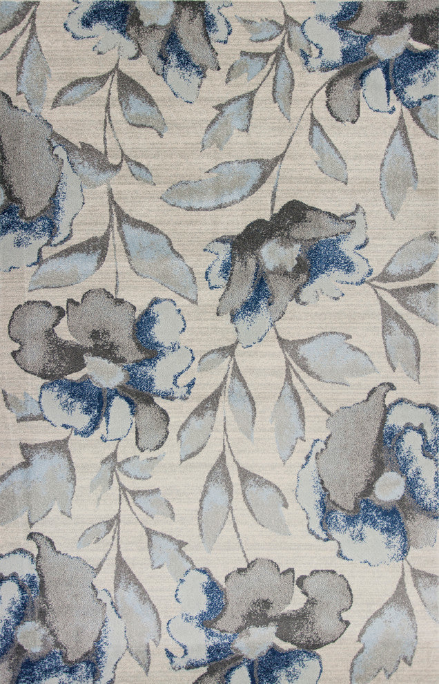 Stella Gray/Blue Amira Rug, 7'10"x10'10"