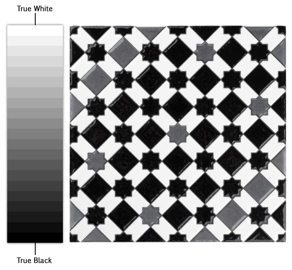 Sevillano Giralda Dark Grey Ceramic Wall Tile