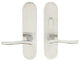 Waterfall Lever, Tubular Passage With Privacy Bolt, LH, Satin Stainless Steel